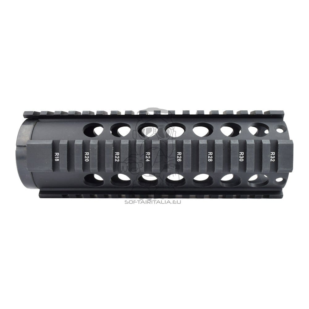 Paramano free floating da 7 pollici per M4 nero di JS-TACTICAL