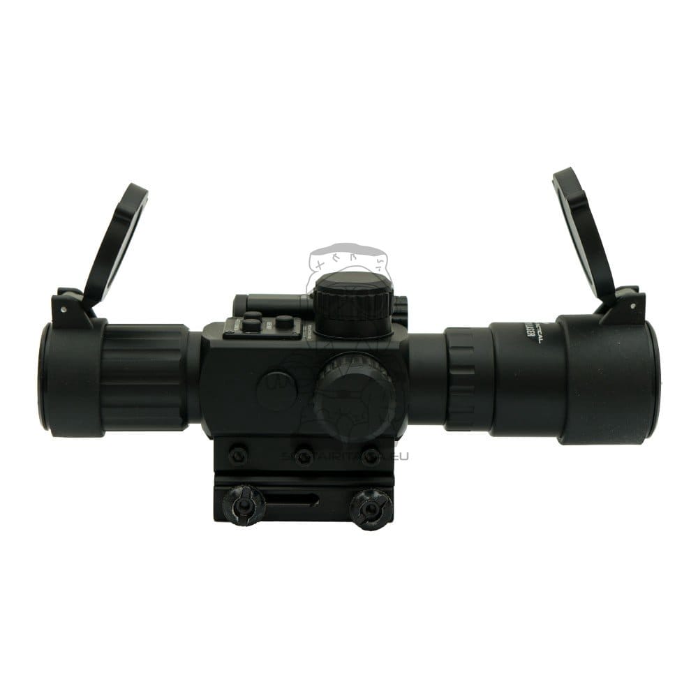 Ottica compatta 4X con laser rosso di JS-TACTICAL