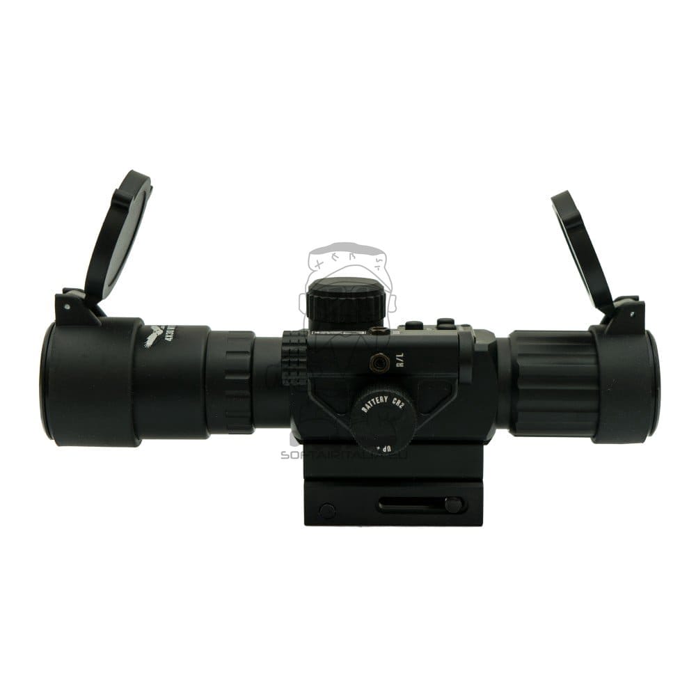 Ottica compatta 4X con laser rosso di JS-TACTICAL