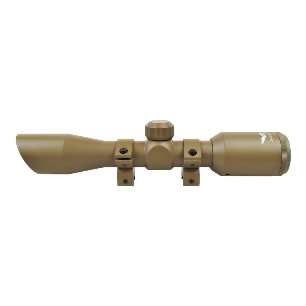 Ottica compatta 4x32 tan per softair di JS-TACTICAL