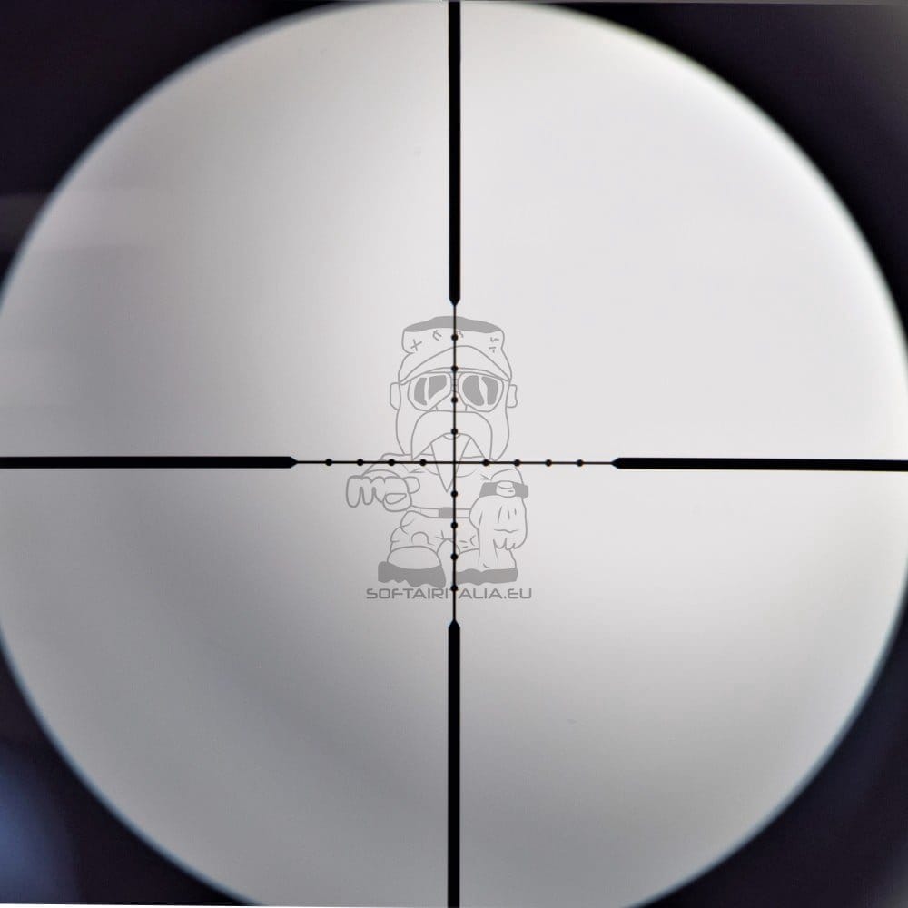 Ottica compatta 4x32 tan per softair di JS-TACTICAL