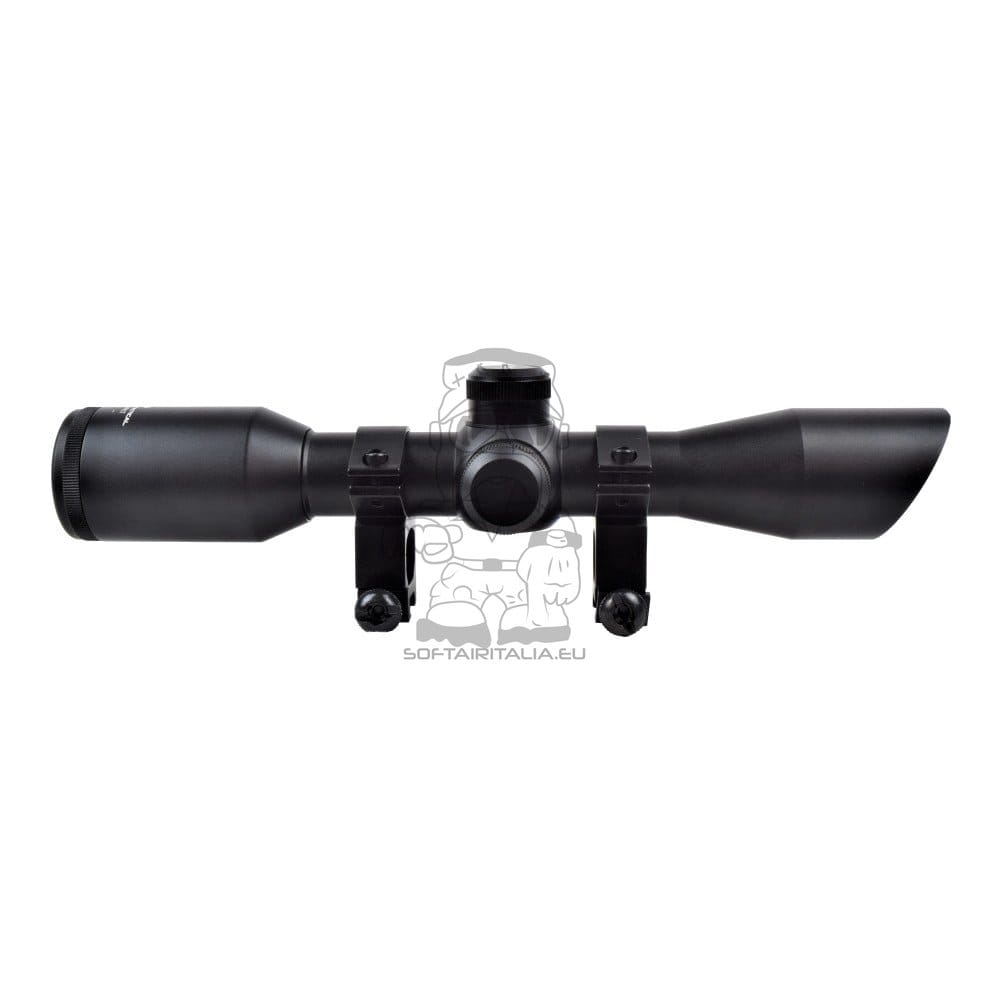 Ottica zoom 4x compatta 32mm nera di JS-TACTICAL