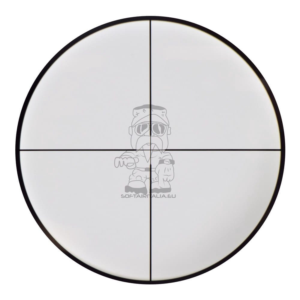 Ottica zoom 4x compatta 32mm nera di JS-TACTICAL