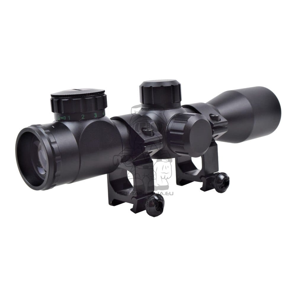 Ottica compatta 4X32 con reticolo illuminato di JS-TACTICAL