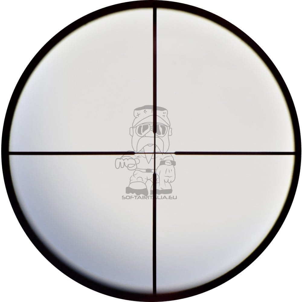 Ottica compatta 4X32 con reticolo illuminato di JS-TACTICAL
