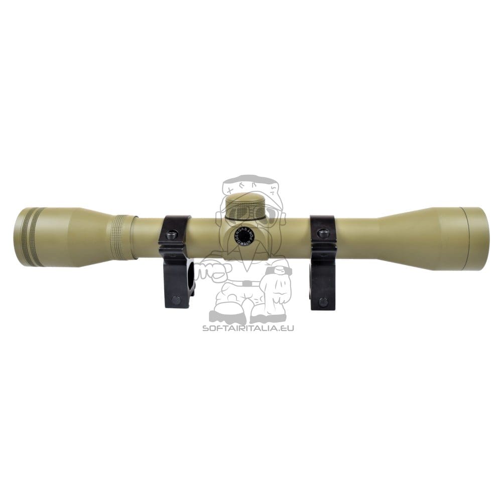 Ottica 4x32mm Tan con reticolo Mil-Dot di JS-TACTICAL