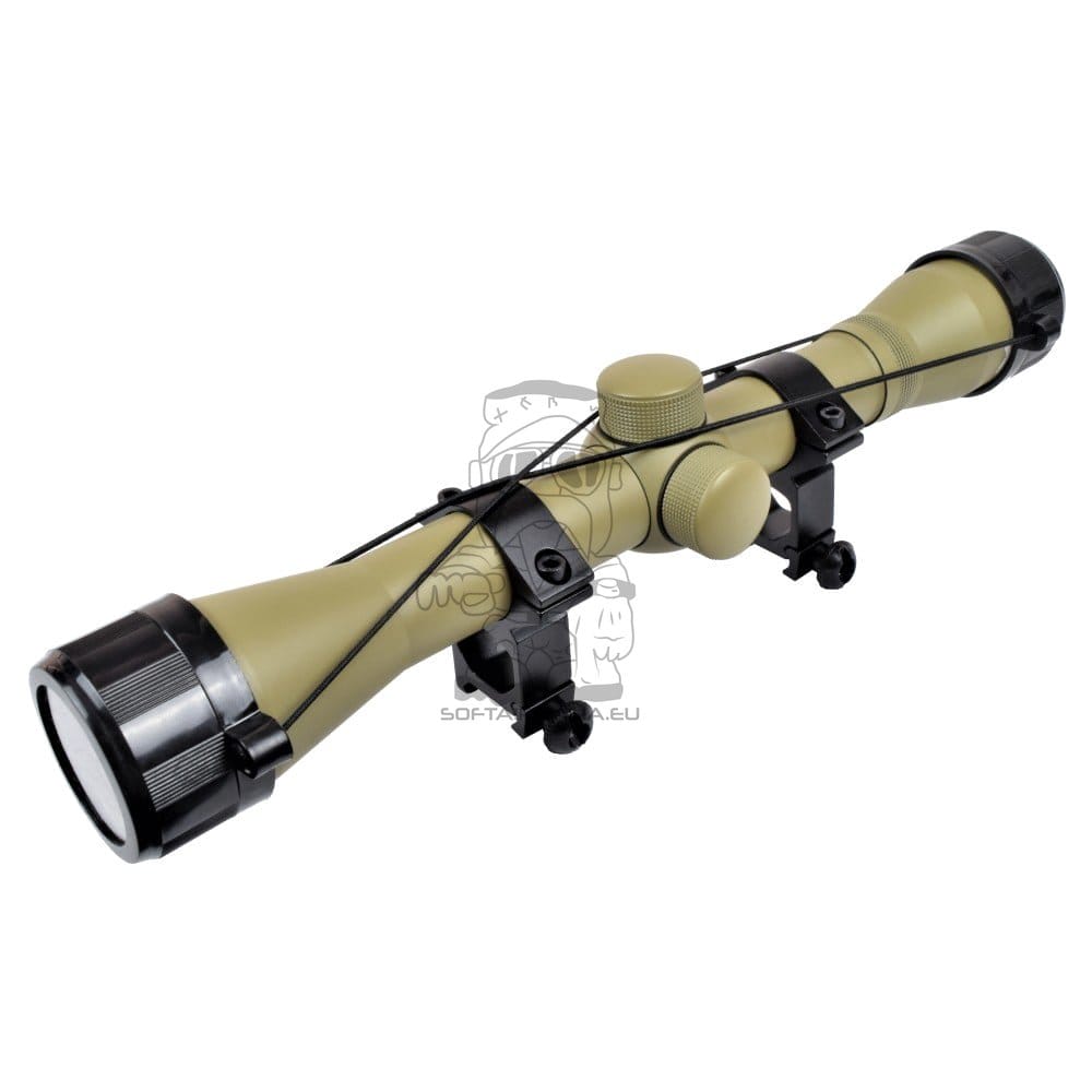 Ottica 4x32mm Tan con reticolo Mil-Dot di JS-TACTICAL