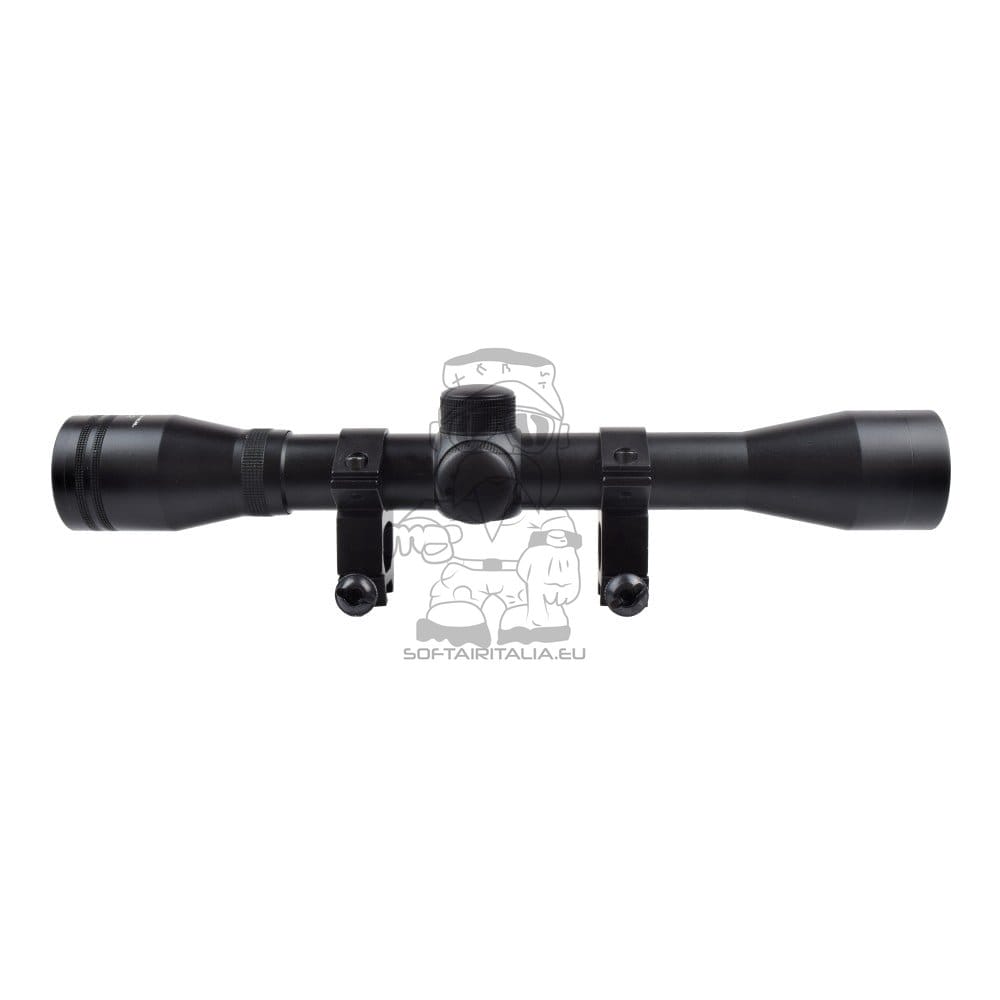 Ottica con lente da 32mm e zoom 4x nera di JS-TACTICAL