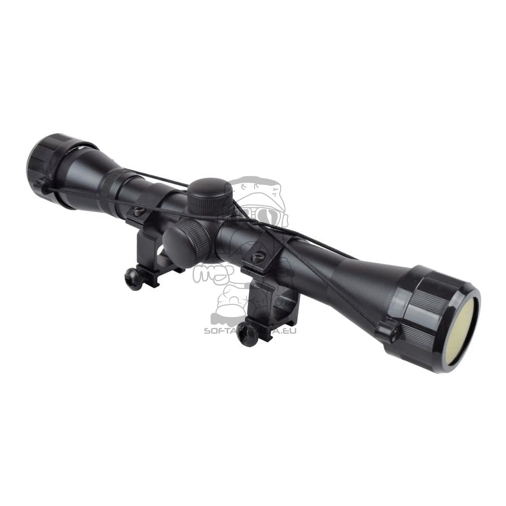 Ottica con lente da 32mm e zoom 4x nera di JS-TACTICAL