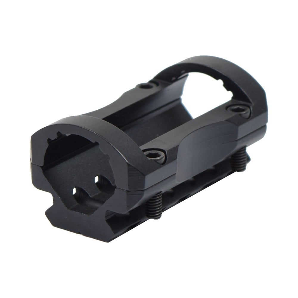 Slitta 20mm per canna esterna nera di JS-TACTICAL