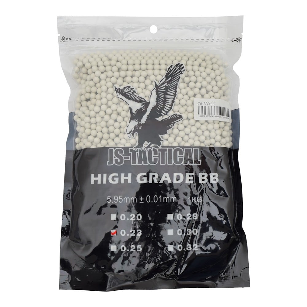 Pallini 0.23g bianchi di JS-TACTICAL