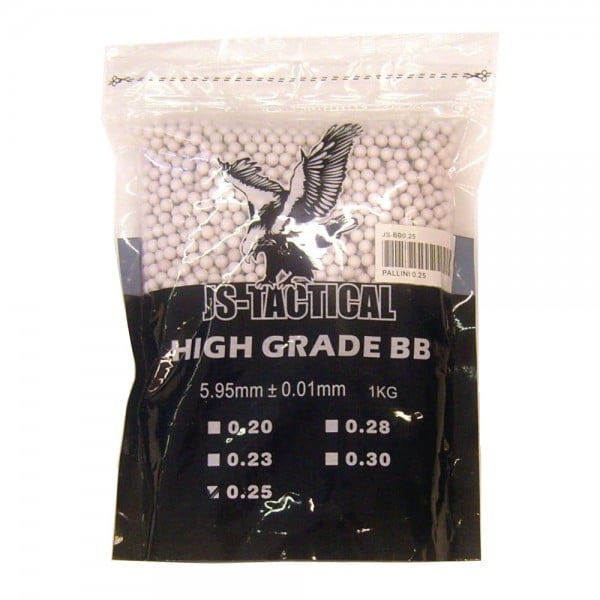 Pallini 0.25g Bianchi di JS-TACTICAL