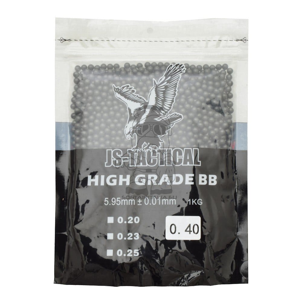 Pallini 0,40g neri di JS-TACTICAL