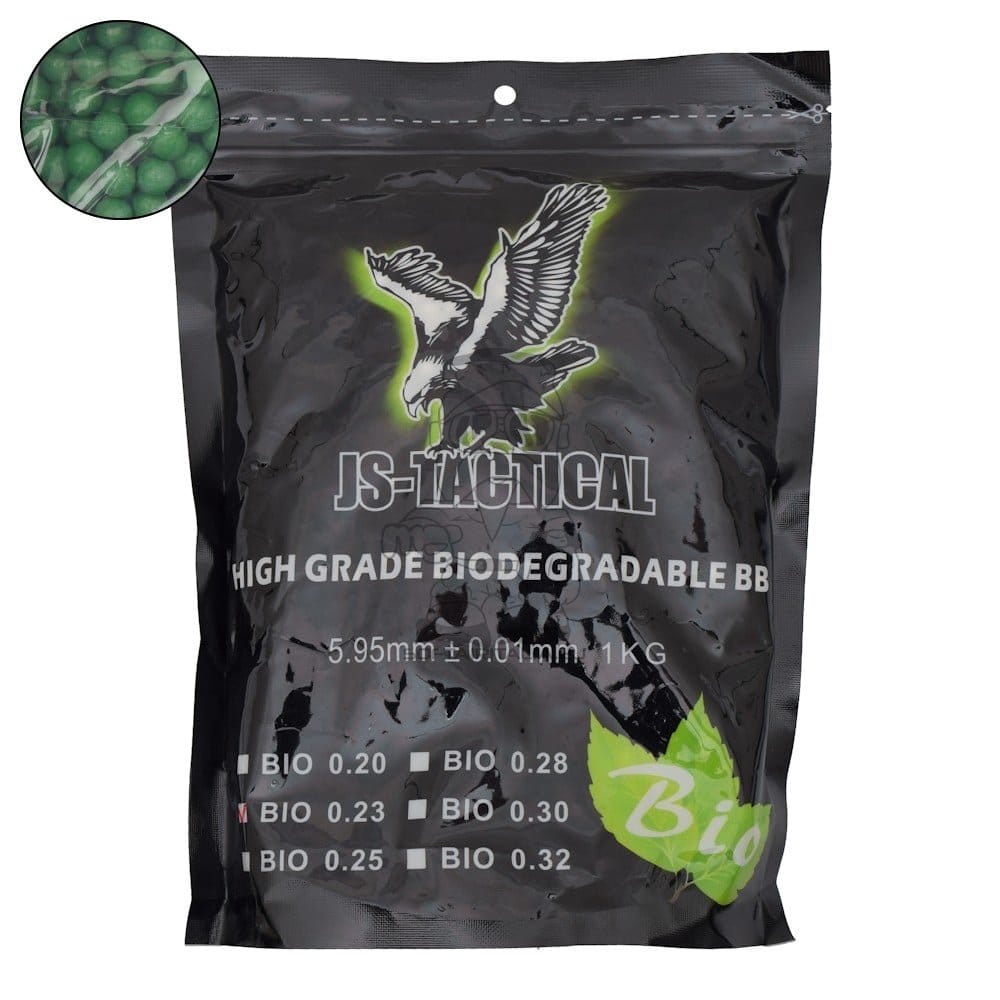 Pallini bio 0.23g verdi di JS-TACTICAL