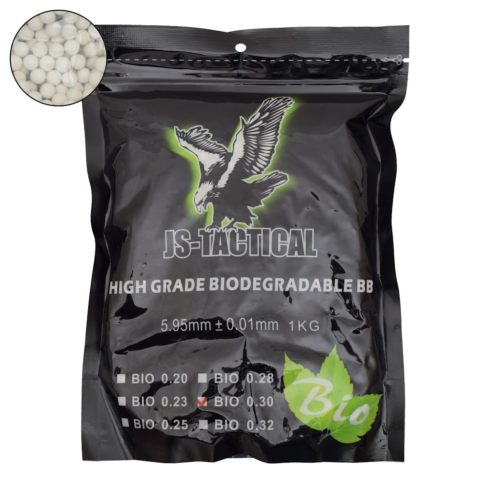 Pallini Bio 0.30g bianchi di JS-TACTICAL
