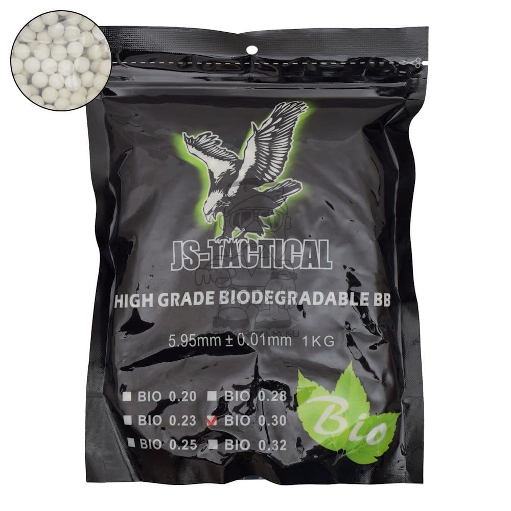 Pallini Bio 0.30g bianchi di JS-TACTICAL