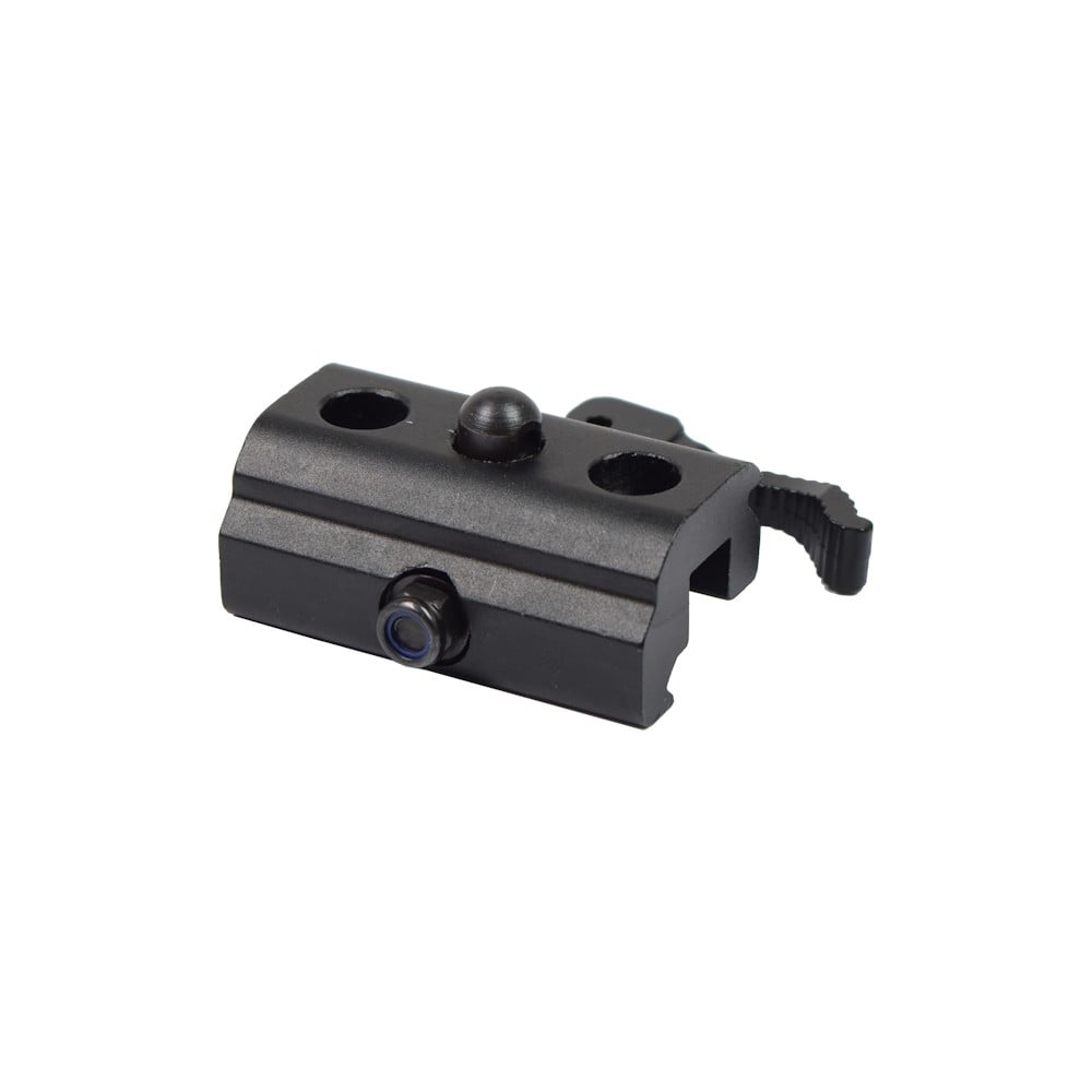 Attacco bipiede per slitta standard 20mm con sgancio rapido nero di JS-TACTICAL