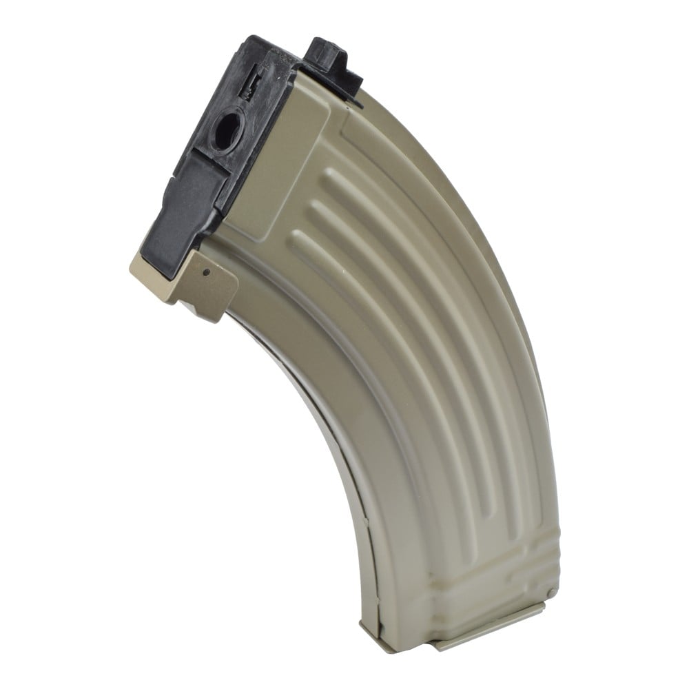 Caricatore maggiorato 500 colpi con cordino per AK tan di JS-TACTICAL