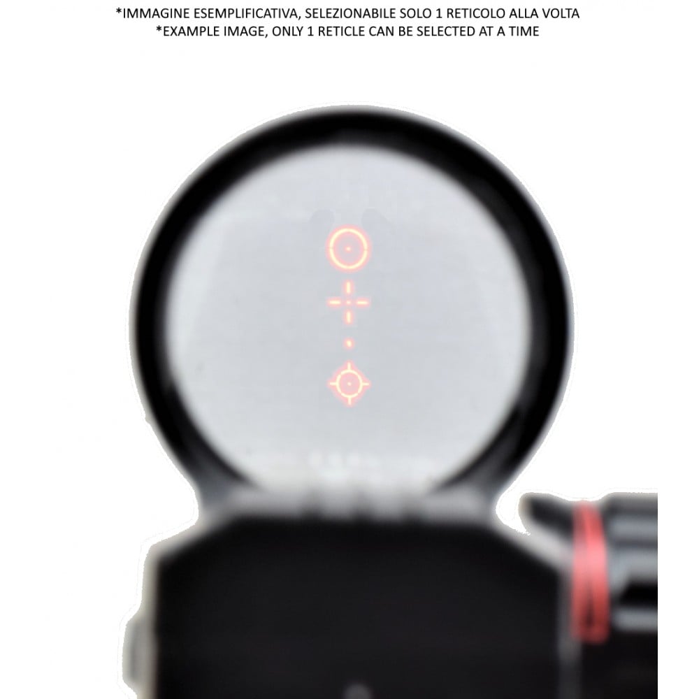 Red Dot Multi-Reticolo Nero di JS-TACTICAL