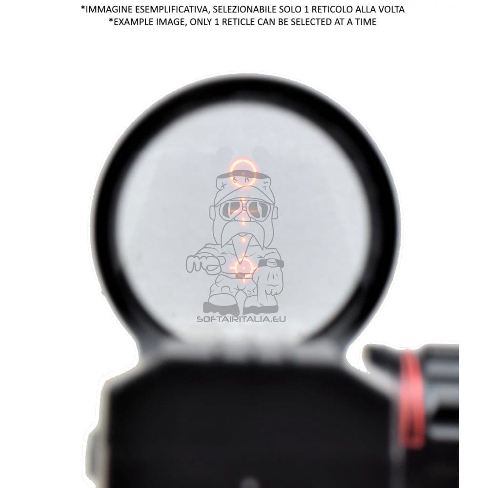 Red Dot Multi-Reticolo Nero di JS-TACTICAL