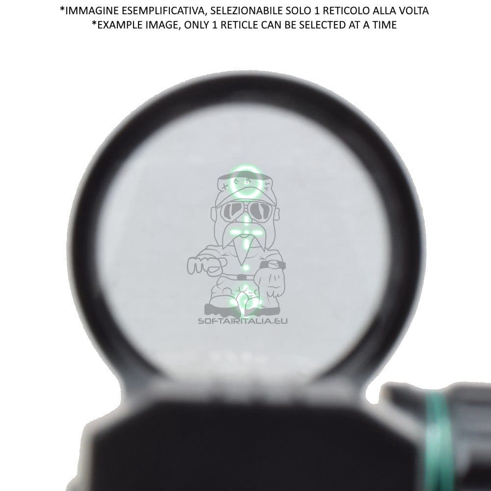 Red Dot Multi-Reticolo Nero di JS-TACTICAL
