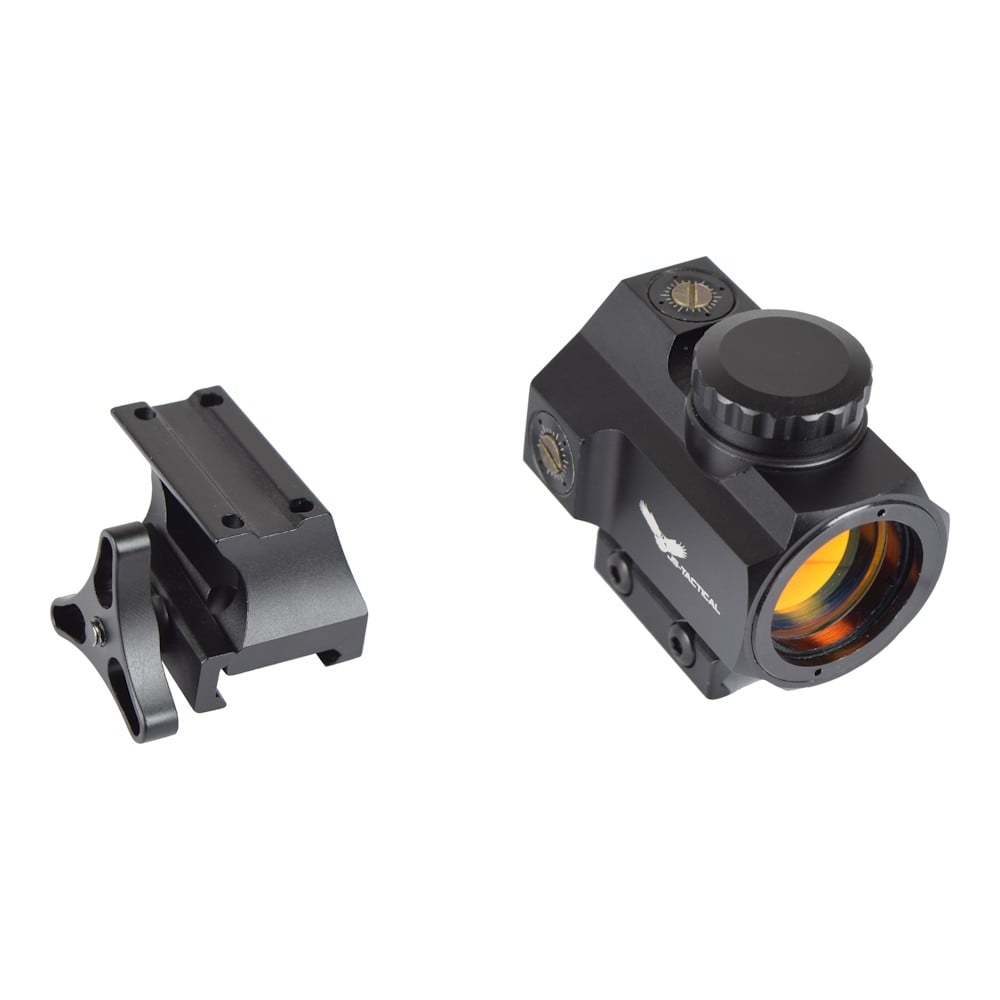 Red dot nero 30mm per softair di JS-TACTICAL