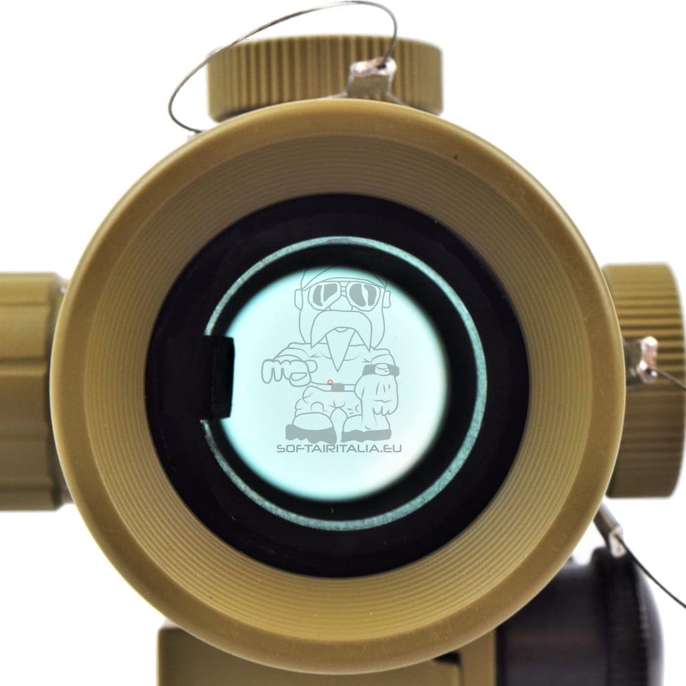 Red Dot con lente da 30mm Tan di JS-TACTICAL