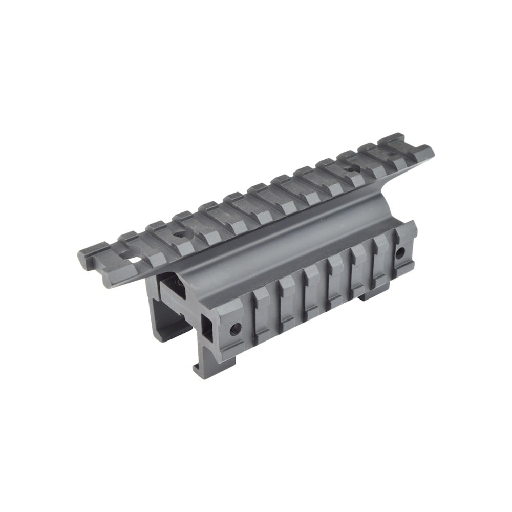 Doppia Slitta 20mm con Attacco MP5 Nera di JS-TACTICAL