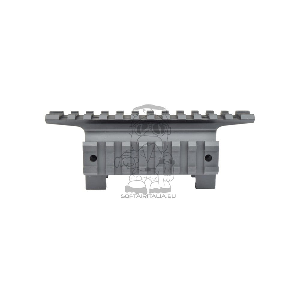 Doppia Slitta 20mm con Attacco MP5 Nera di JS-TACTICAL