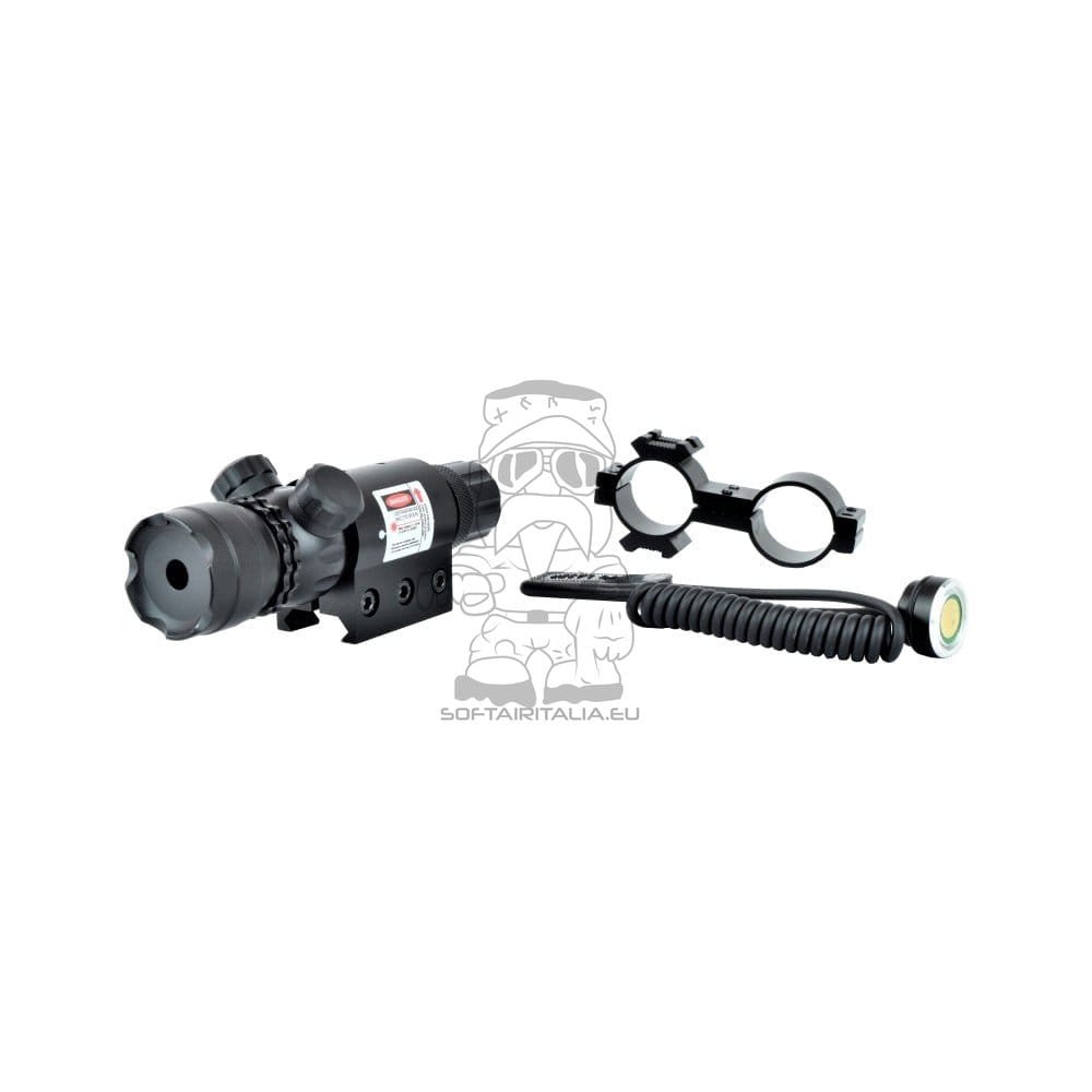 Laser rosso full metal con regolazione di JS-TACTICAL