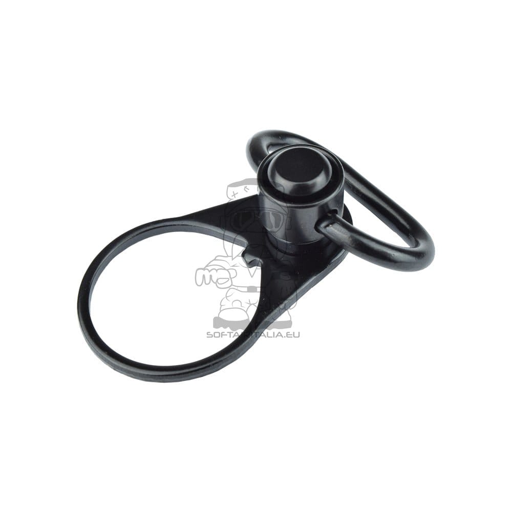 End Plate con Gancio Cinghia QD per M4 nero di JS-TACTICAL