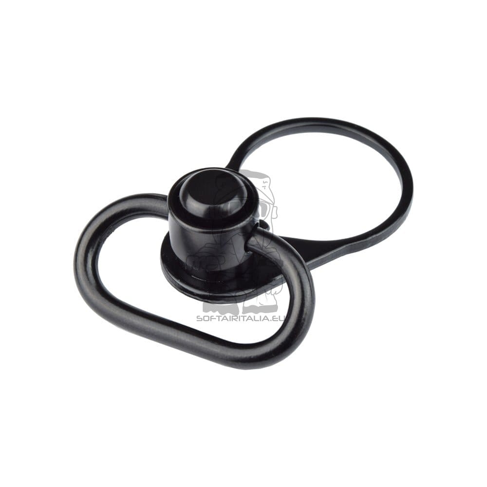 End Plate con Gancio Cinghia QD per M4 nero di JS-TACTICAL