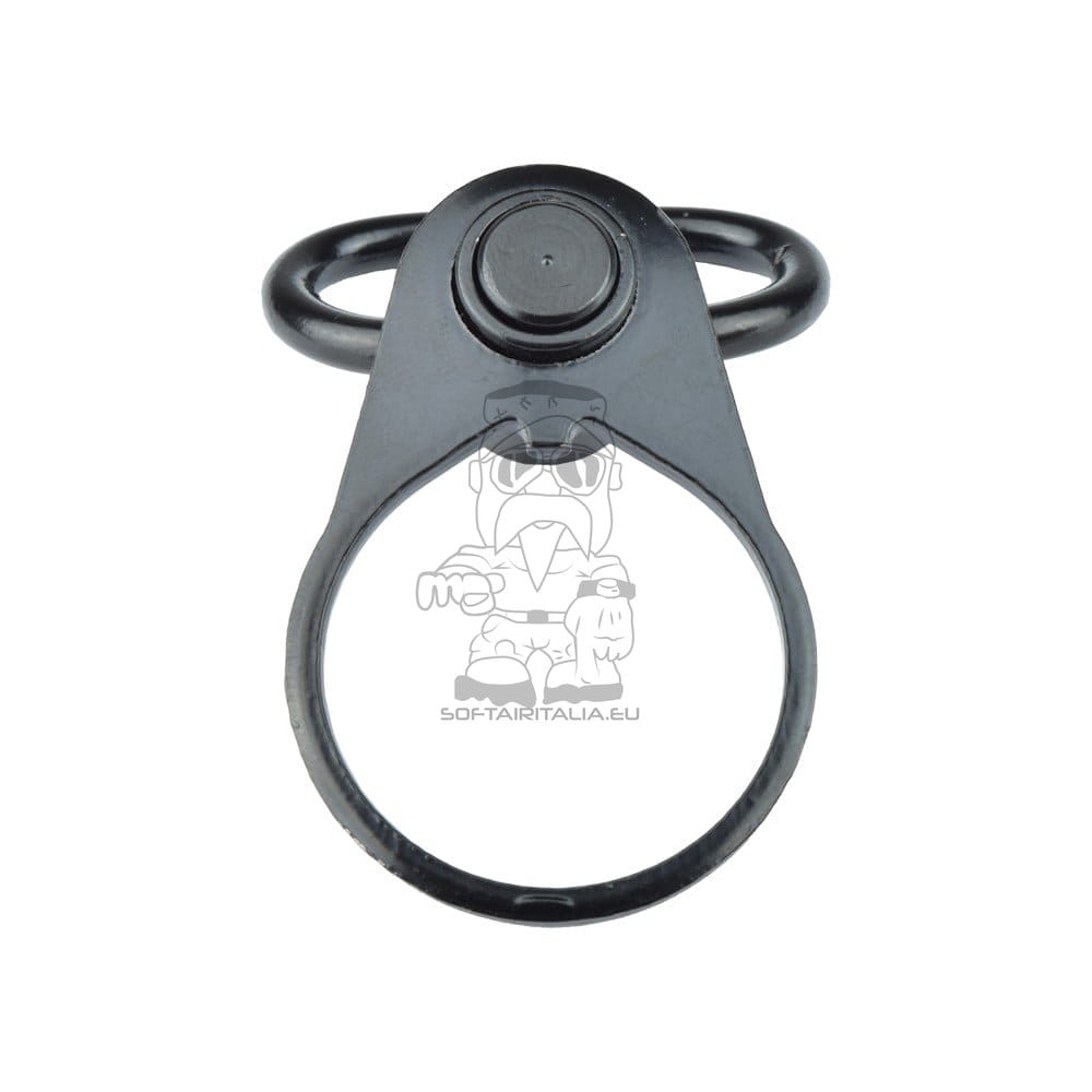 End Plate con Gancio Cinghia QD per M4 nero di JS-TACTICAL
