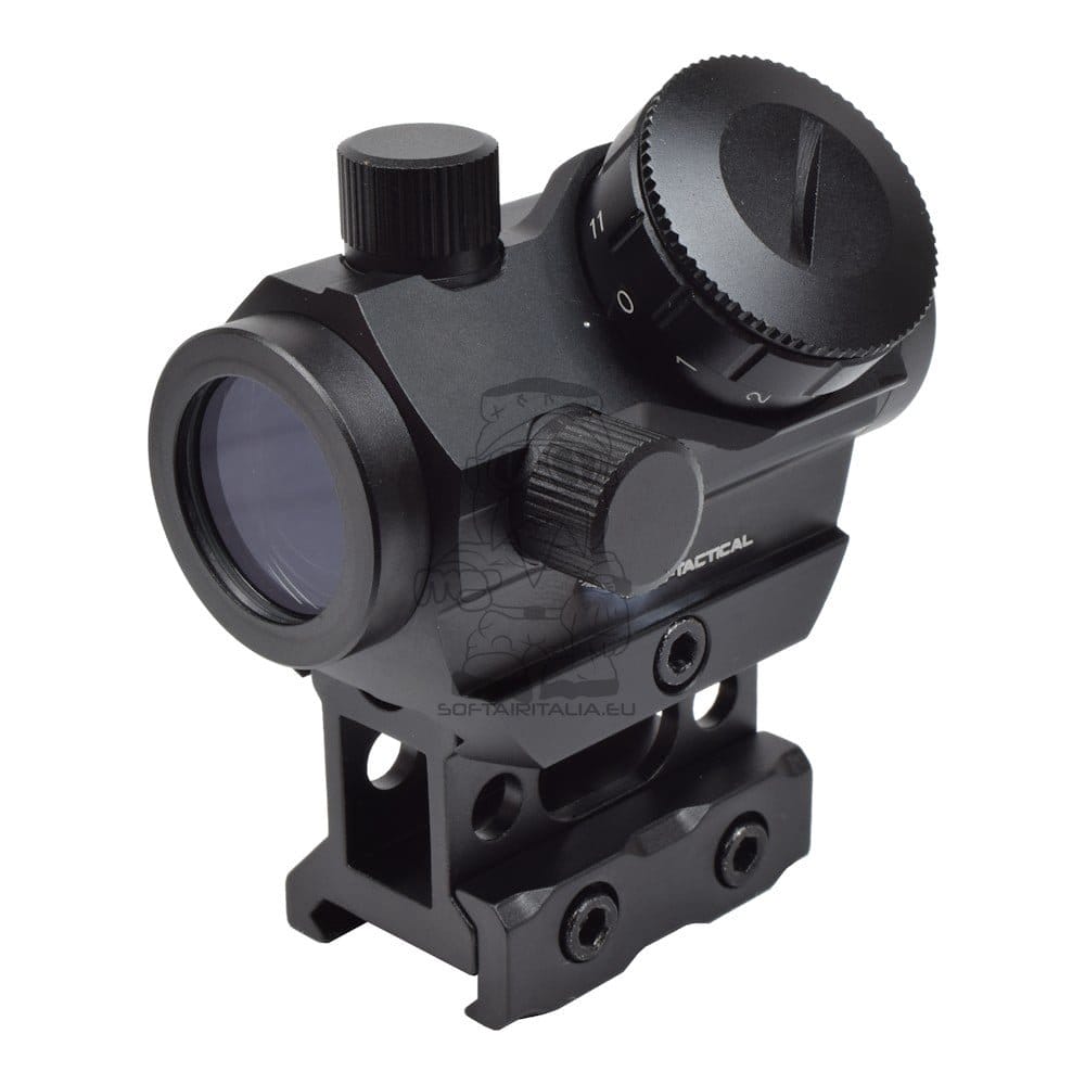Red Dot Sight con rialzo da 1 pollice nero di JS-TACTICAL