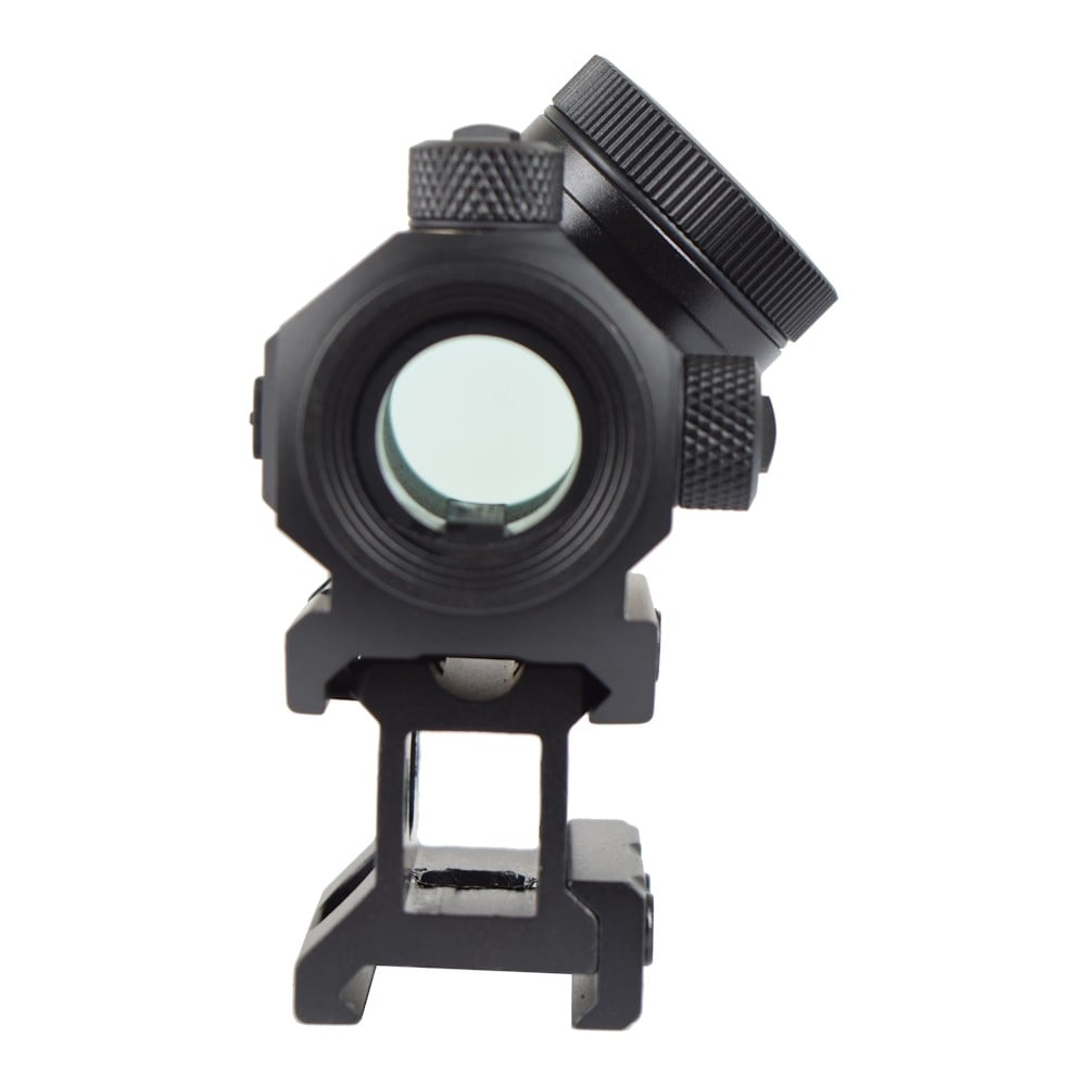 Red Dot Sight con rialzo 1" e batteria integrata nero di JS-TACTICAL