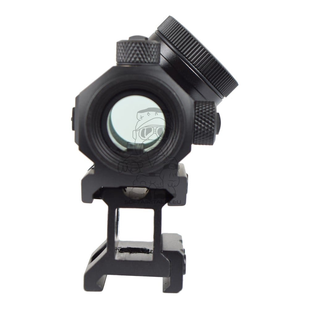 Red Dot Sight con rialzo 1" e batteria integrata nero di JS-TACTICAL