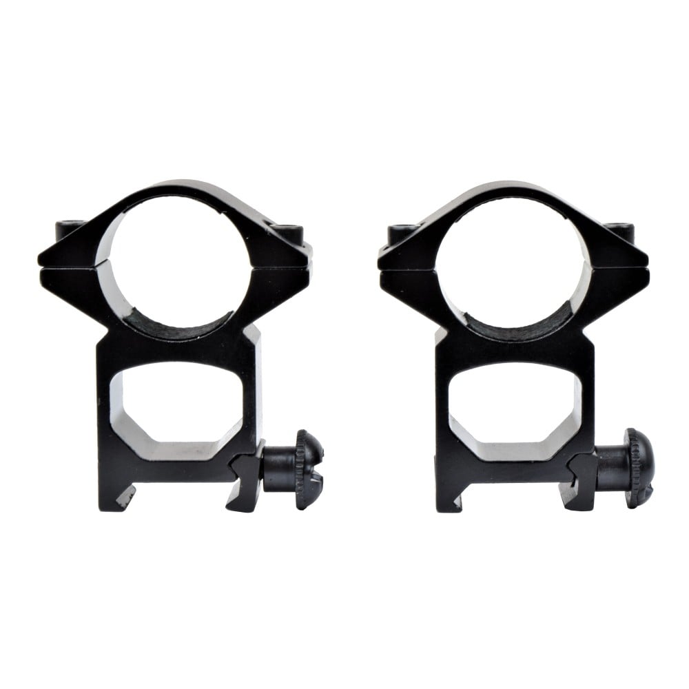 Anelli alti 1" per slitte 20mm neri di JS-TACTICAL
