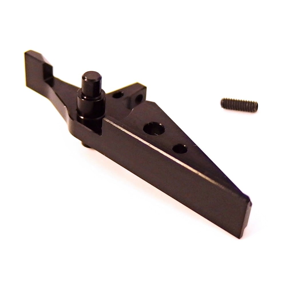Grilletto Flat CNC per serie M4 nero di LEVIATHAN