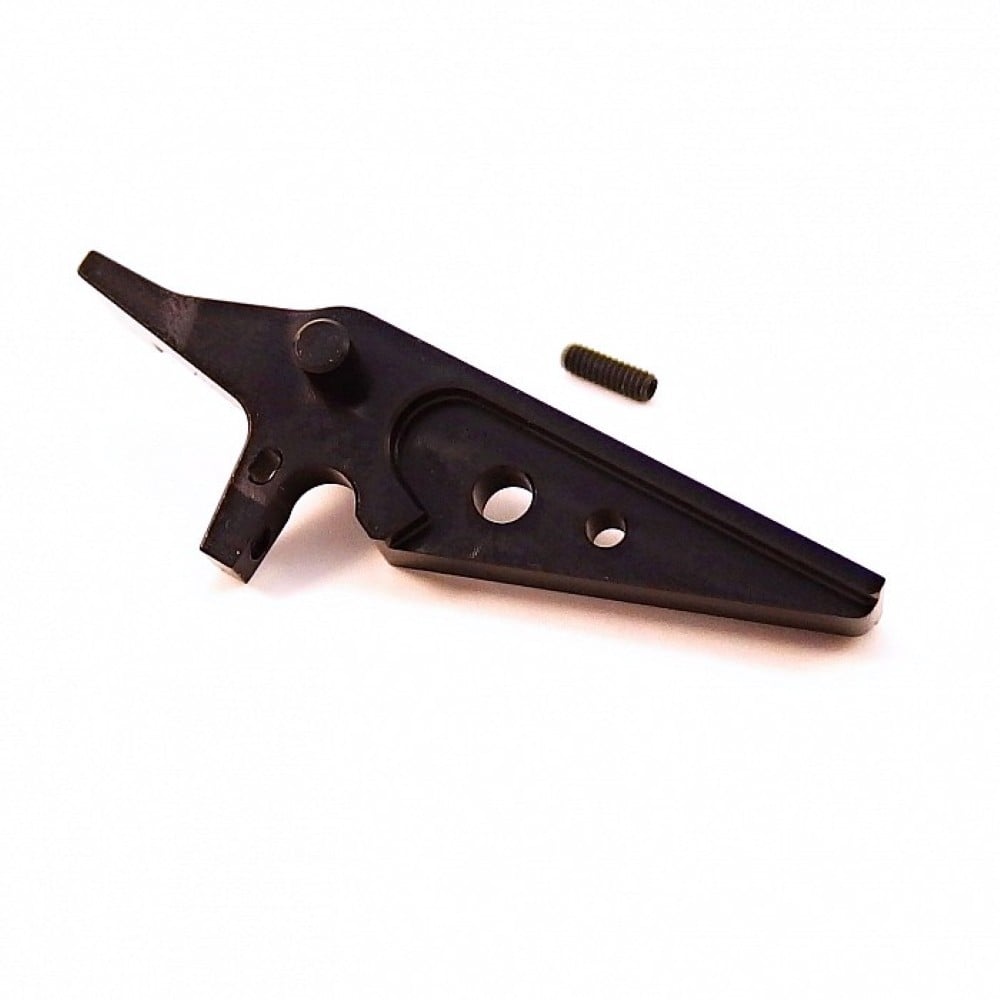 Grilletto Flat CNC per serie M4 nero di LEVIATHAN