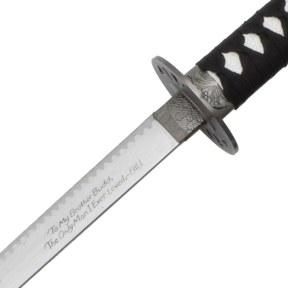 Katana ornamentale di Budd ispirata a Kill Bill con stand