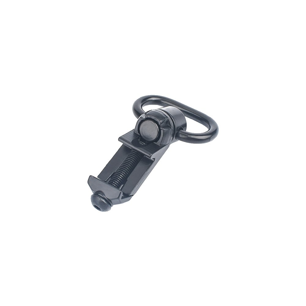 Gancio cinghia QD in metallo per slitte 20mm nero