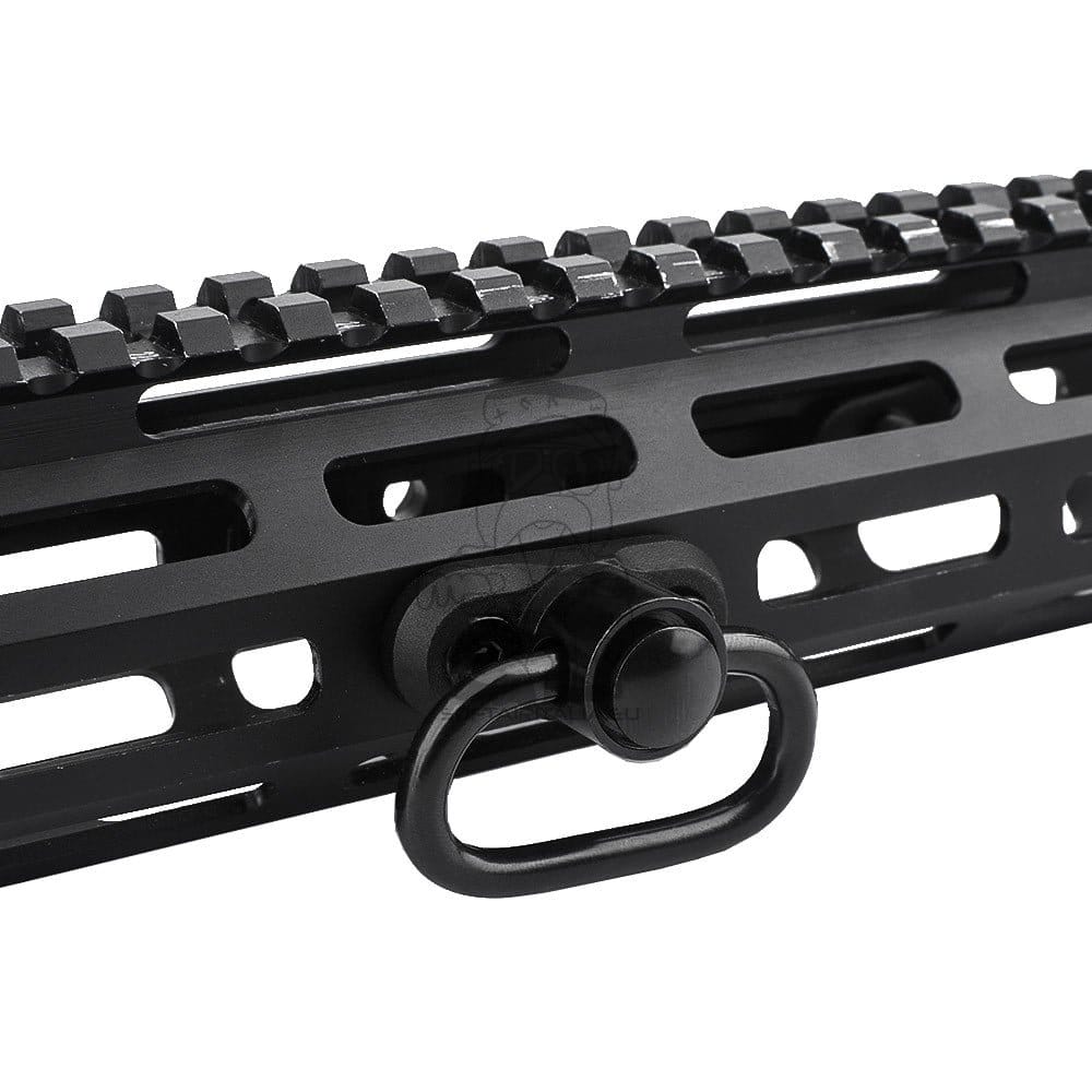 Gancio Cinghia QD in Metallo per Keymod/M-Lok Nero