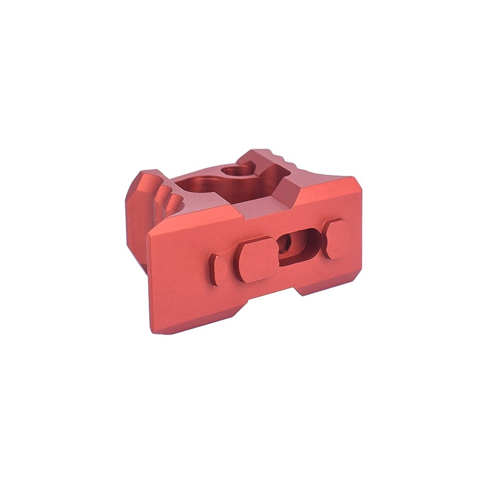 Hand-Stop in metallo per Keymod/M-Lok rosso
