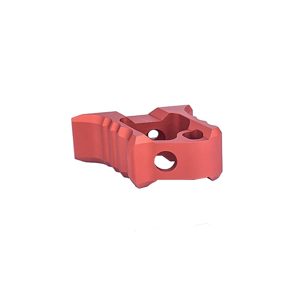 Hand-Stop in metallo per Keymod/M-Lok rosso