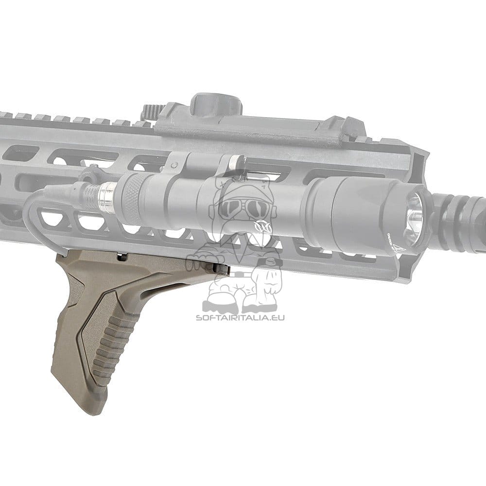 Mp Link Angled Hand Stop per sistemi M-Lok/Keymod Dark Earth