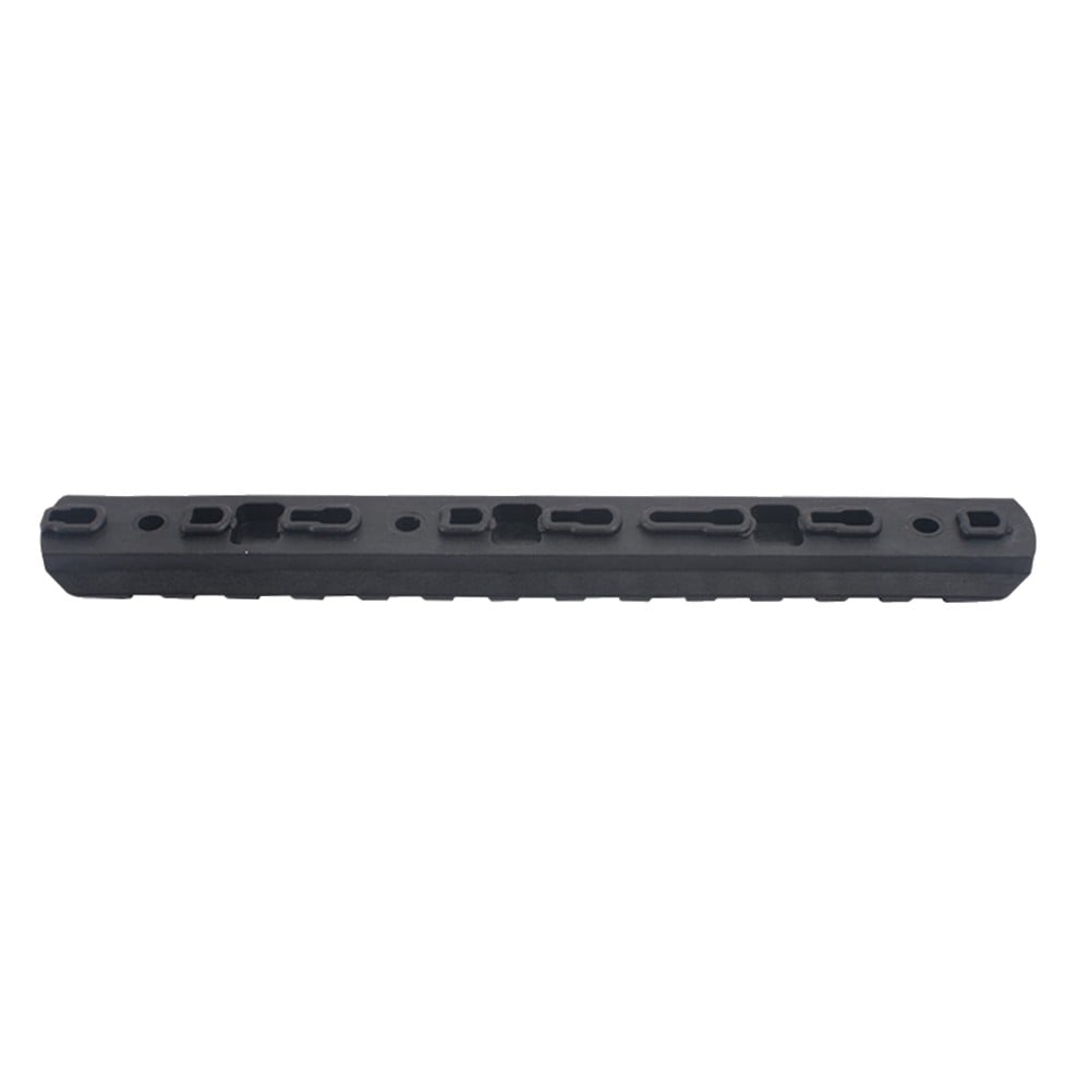 Set 6 slitte 20mm in polimero per Keymod e M-Lok nere