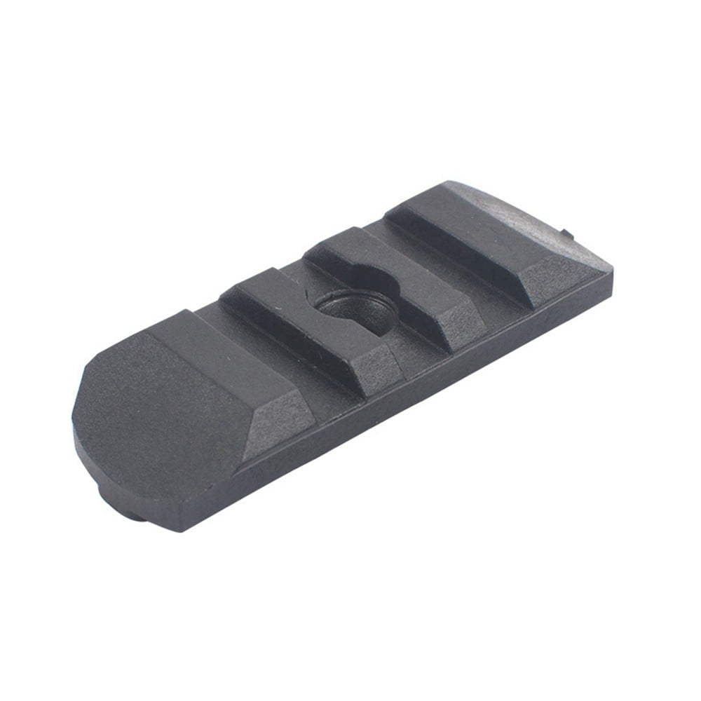 Set 6 slitte 20mm in polimero per Keymod e M-Lok nere