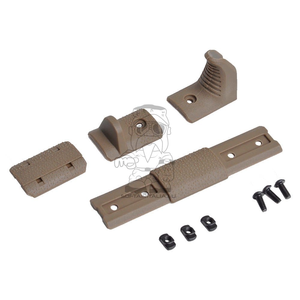 Kit ferma mano modulare per M-Lok e Keymod dark earth
