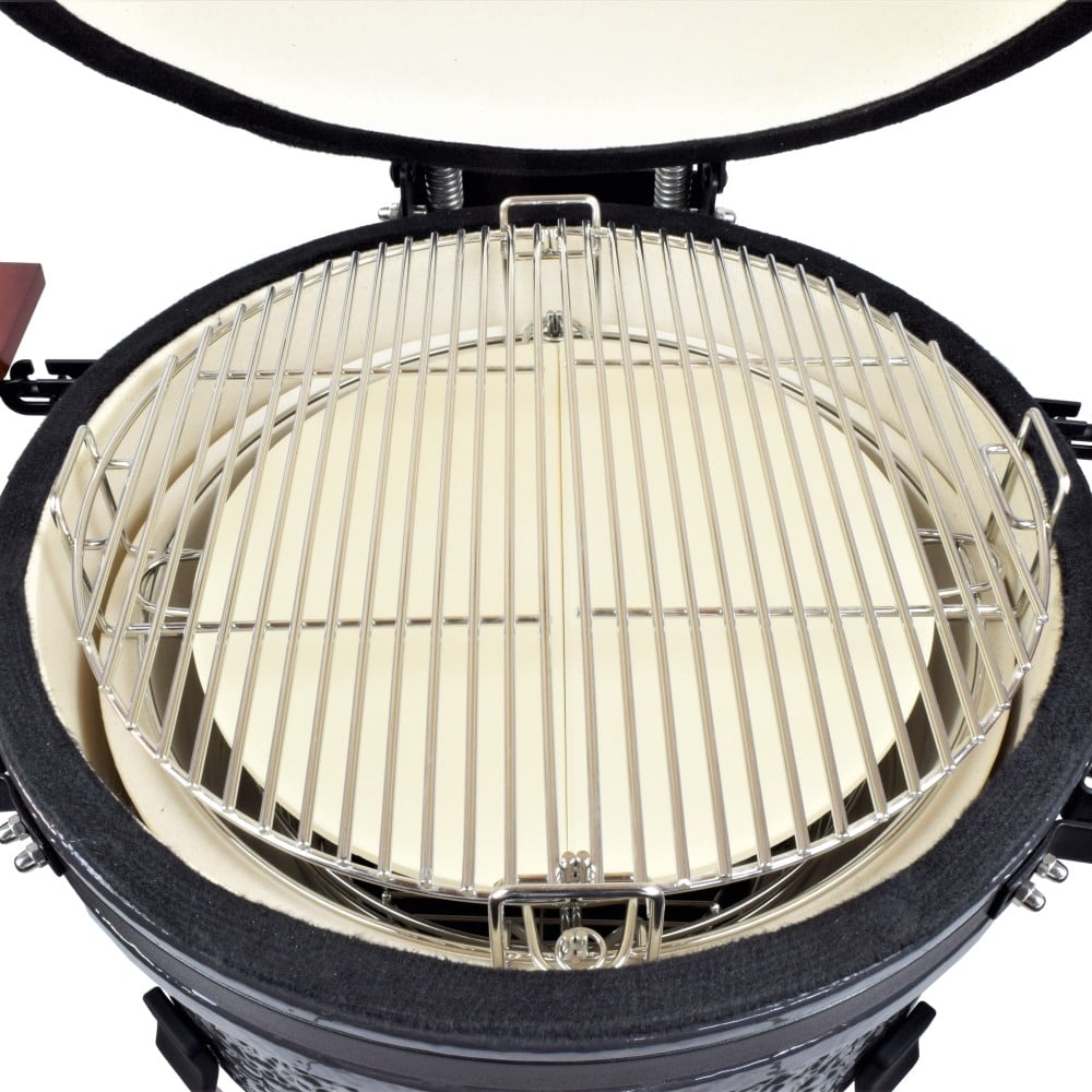 Kamado Rhino L Grigio per Cottura Outdoor