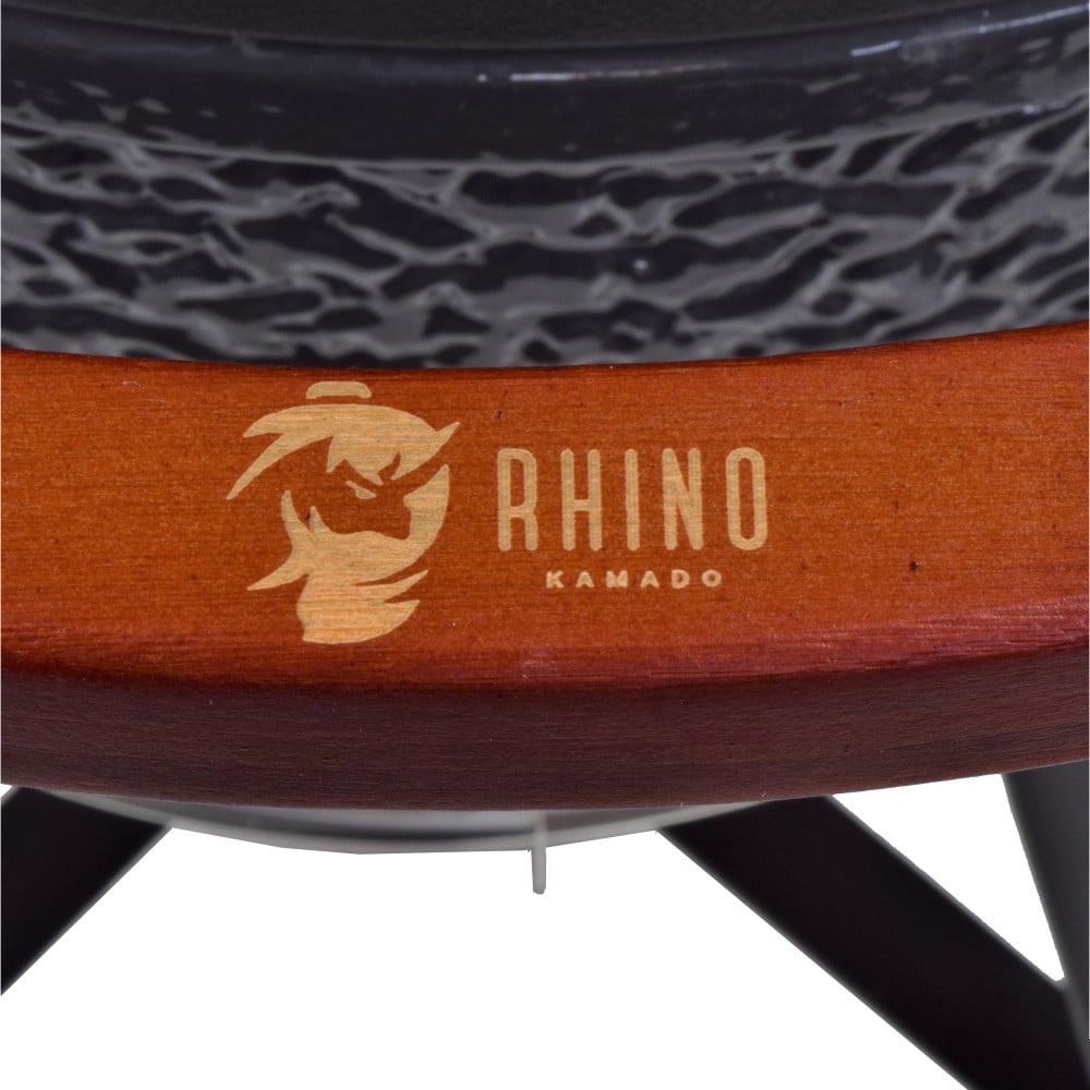 Kamado Rhino L Grigio per Cottura Outdoor